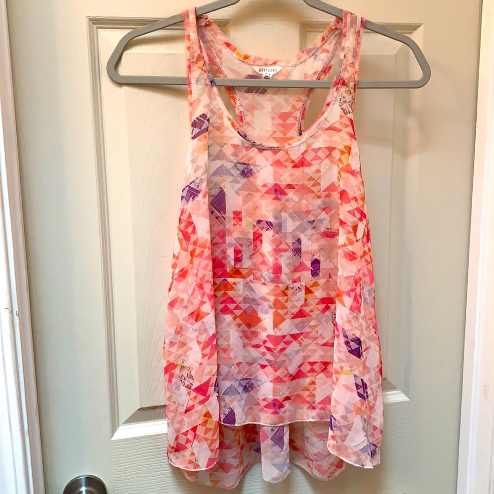 Flowy Geometric Tank Top